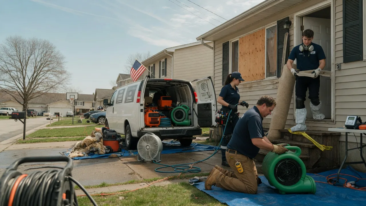 Water Damage Restoration in Thornton, IL near me